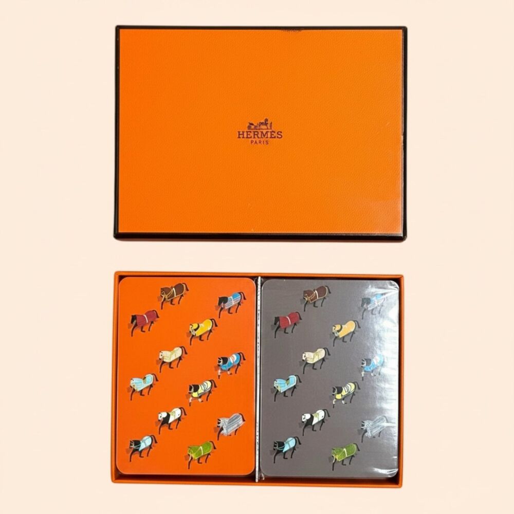 Hermes Playing Card Deck Set Horse